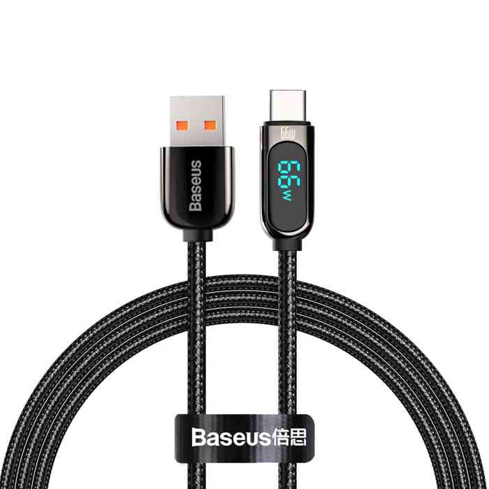 Baseus Display Fast Charging Data Cable USB to Type-C 66W